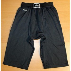 Mens adidas Climalite Padded Baseball Slider Shorts Small Black Cup Holder